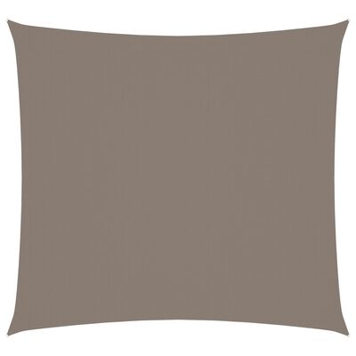 vidaXL Solseil oxfordstoff firkantet 3,6x3,6 m gråbrun