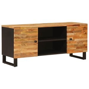 vidaXL TV-skap med lagring Brun 105 x 33 x 46 cm Massiv mango tre