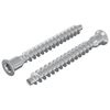 vidaXL Confirmatskruer 2 stk. S&oslash;lv &Oslash;7 x 58 mm Metall