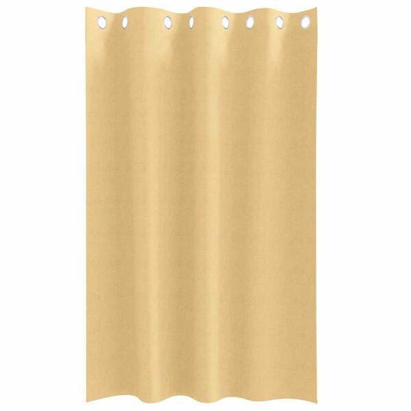 vidaXL Mørkleggende Gardiner med Ringer 2 pcs Beige 175 x 140 cm