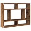 vidaXL Vegghylle gammelt tre 75x16x55 cm konstruert tre