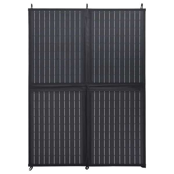 vidaXL Sammenleggbar solpanellader 100 W 12 V