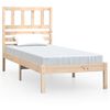 vidaXL Sengeramme heltre furu 100x200 cm