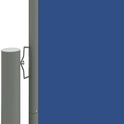 vidaXL Uttrekkbar sidemarkise 220x1000 cm blå