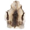 vidaXL Teppe av reinskinn blandet gr&aring; 80x130 cm