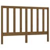 vidaXL Sengegavl honningbrun 166x4x100 cm heltre furu