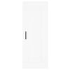 vidaXL Highboard hvit 34,5x34x180 cm konstruert tre