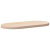 vidaXL Bordplate 80x40x2,5 cm heltre furu oval