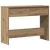 vidaXL Konsollbord artisan eik 100x35x76,5 cm konstruert tre