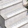 vidaXL Trinn Rektangul&aelig;r 2 pcs s&oslash;lv 60 x 20 cm Aluminium