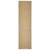 vidaXL Sisalteppe for klorestolpe 66x250 cm