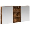 vidaXL Baderomsskapsett 3 stk. 140 x 14,5 x 70 cm Konstruert tre