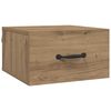 vidaXL Nattbordskap Kunstnerisk Eik 35 x 35 x 20 cm Konstruert tre