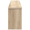vidaXL Vegghengt kleshenger Sonoma eik 100 x 16 x 26 cm Konstruert tre