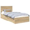 vidaXL Sengestamme med skuff Sonoma eik 100 x 200 cm Konstruert tre