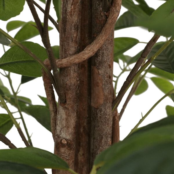 vidaXL Kunstig sitrontre med 3 stammer grønn 85 cm PP