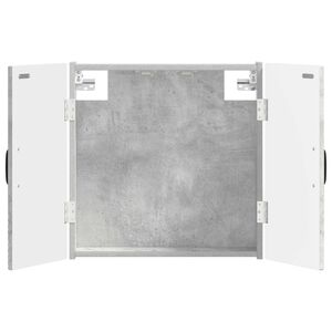 vidaXL Dartbrettskap HOORN Betonggr&aring; 52,5 x 10,5 x 53,5 cm