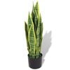 vidaXL Kunstig bajonettplante med potte 65 cm gr&oslash;nn