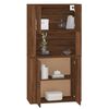 vidaXL Highboard brun eik konstruert tre