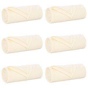 vidaXL Kastepledd 6 stk. Krem 270 x 240 cm 5.44 kg Fleece