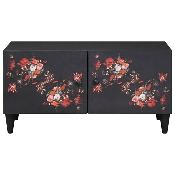 vidaXL Kaffebord Flerfarget 80 x 50 x 40 cm Massiv mango tre