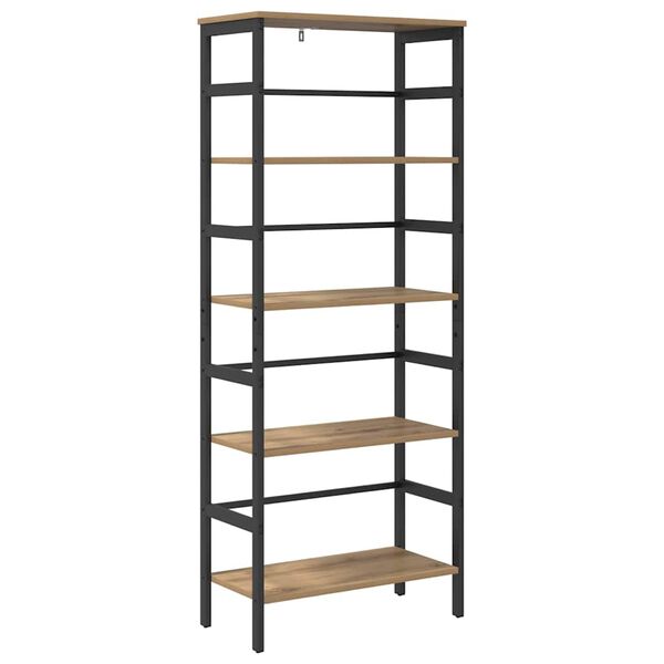 vidaXL Bokhylle Artisan Eik 60 x 29,5 x 149 cm Konstruert tre