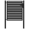 vidaXL Hageport l&aring;sbar svart 100x100 cm aluminium