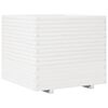 vidaXL Plantekasse hvit 80x80x72 cm heltre furu
