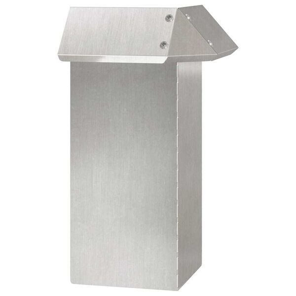 vidaXL Sneglenett s&oslash;lv 13,5 x 13,5 x 25 cm Rustfritt St&aring;l