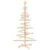 vidaXL Trekjuletr&aelig;r KOTKA 120 cm Heltre furu Naturlig