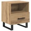 vidaXL Nattbordskap Artisan Eik 40 x 35 x 47,5 cm Konstruert tre