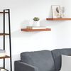vidaXL Vegghylle Veggmontert R&oslash;d 60 x 23 x 4 cm Konstruert tre