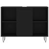 vidaXL Baderomsskap svart 80x33x60 cm konstruert tre
