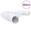 vidaXL Ventilasjonsslange aluminium og PVC 6 m &Oslash;15 cm