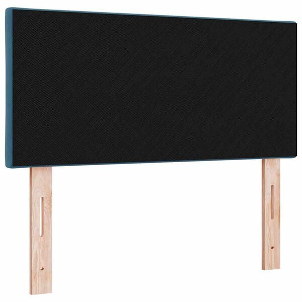 vidaXL Hodegavl med hodegjerde M&oslash;rkbl&aring; 100 cm Fl&oslash;yel