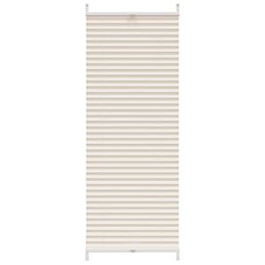 vidaXL Plissegardiner 40x100cm Krem