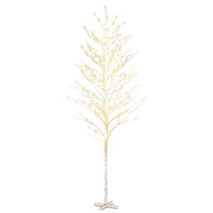 vidaXL LED-bj&oslash;rketre varmhvit 672 lysdioder 400 cm