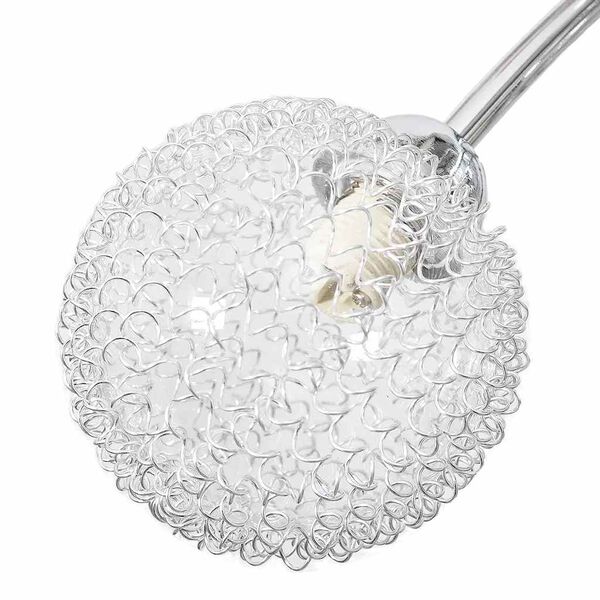 Taklampe med nettingkuler for 4 lys