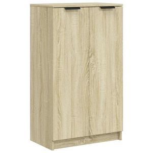 vidaXL Skoskap sonoma eik 59x35x100,5 cm konstruert tre