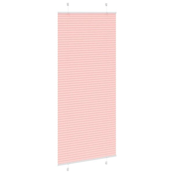 vidaXL pliss&eacute;gardin Rosa 90x200 cm Stoff Bredde 89,4 cm Polyester