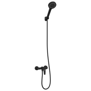 vidaXL Dusjhode Sett Svart G 1 / 2 tommer Messing