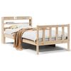 vidaXL Sengeramme uten madrass 90x190 cm heltre furu