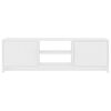 vidaXL TV-benk hvit 120x30x37,5 cm konstruert tre