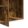 vidaXL Skjenk røkt eik 120x30x75 cm konstruert tre