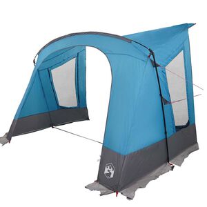 vidaXL Caravan Telt for 5 Personer med tak Bl&aring; 410 x 275 x 245 cm