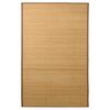 vidaXL Bambusteppe 100x160 brun