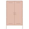vidaXL Highboard rosa 68x39x113 cm st&aring;l