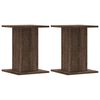 vidaXL H&oslash;yttalerstativ 2 stk brun eik 30x30x40 cm konstruert tre