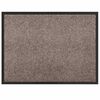 vidaXL D&oslash;rmatte Beige 60 x 40 x 1.2 cm Teddy-stoff