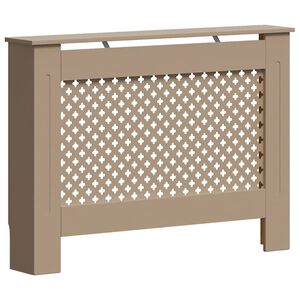 vidaXL Radiatordeksel 112x19x81,5 cm MDF